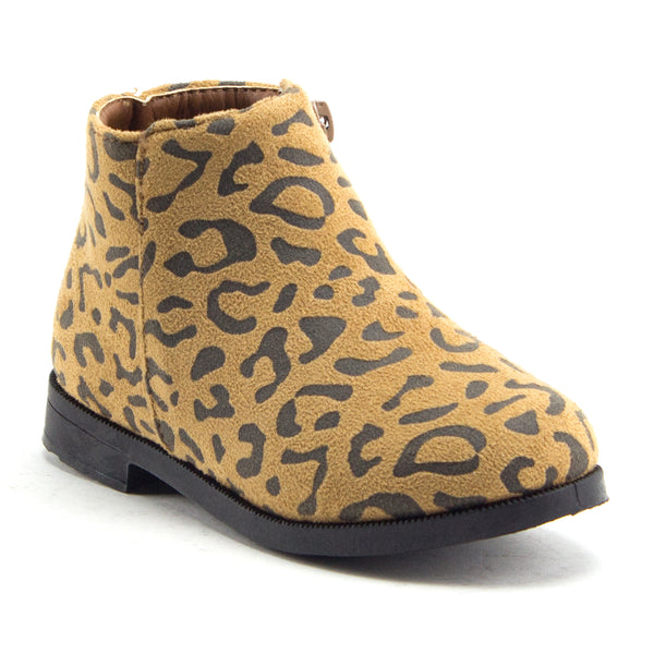 Ladies leopard clearance skin ankle boots