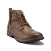 Men's 28920 Ankle High Lace Up Round Toe Biker Riding Boots