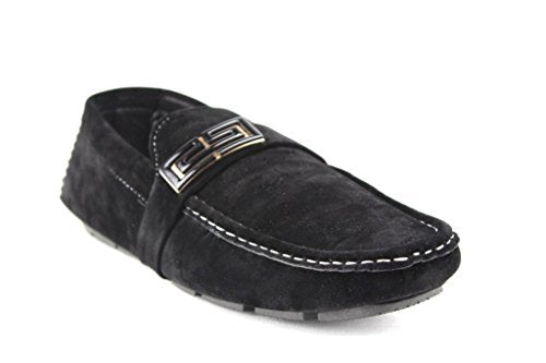Goldenhorse Men's M1040-12 Suedette Moccasin Slip On Loafers Casual Driving Shoes