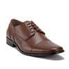 Men's 37686 Cap Toe Hand Burnished Lace Up Dress Shoes Oxfords