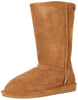 BEARPAW Little Girls Kids Emma Tall Youth Boot, Warm Sherling Lined Pull On Boots