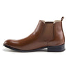 Men's 49113 Leather Lined Ankle High Classic Chelsea Dress Boots