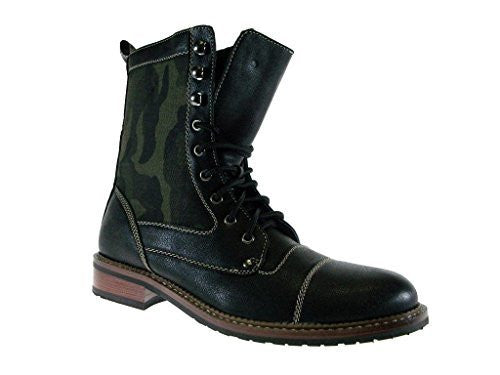 Polar Fox Men's 801025A Calf High Camo Desgin Military Combat Boots - Jazame, Inc.