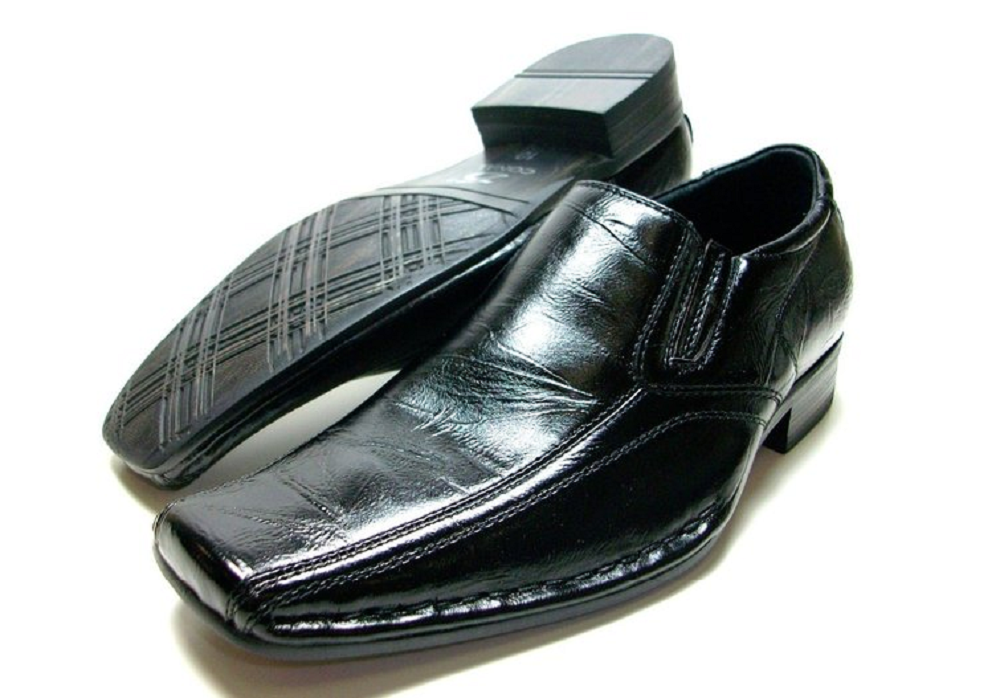 Boys Conal Squared Toe Slip On Loafers Dress Shoes K-61015 Black-82
