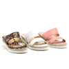 Women's Wanda-5 Stacked Flatform Espadrilles Open Toe Slides Wedged Sandals - Jazame, Inc.